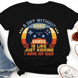 Ein Tag ohne Videospiele svg Png, lustiger Gamer svg, Gaming Zitat svg, Videospielliebhaber geschnitten Datei, Cricut Silhouette digitaler Download