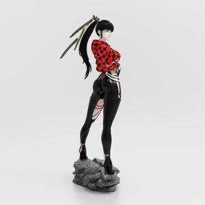 Arquivo stl alto do EVE Stellar Blade Racer, design de modelo 3D STL, arquivo digital para impressão 3D, figura STL do jogo.