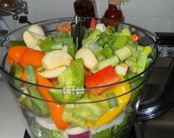 This authentic cooking base adds instant flavor to rice, beans, soups, stews, meats, and more.  Made in small batches with lots of love.