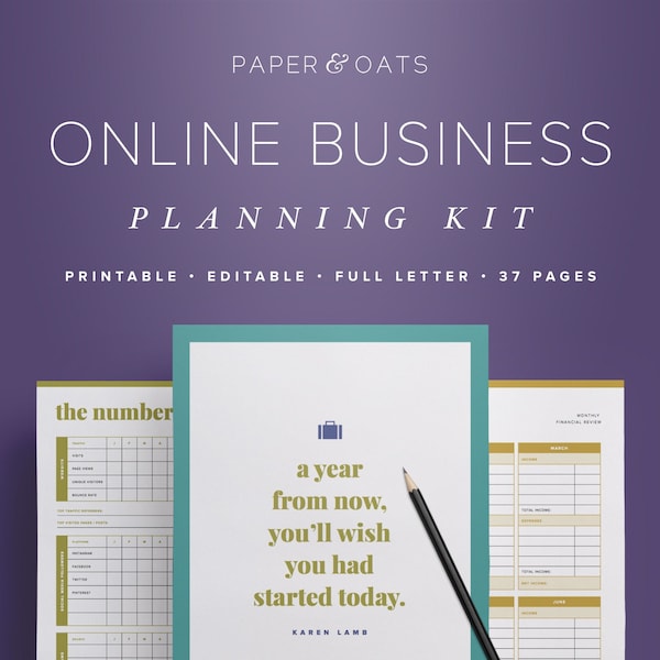 Business Planner, Marketing Planner, Small Business Planner, Goal Setting Planner, Productivity Planner, Social Media Planner, Blog Planner