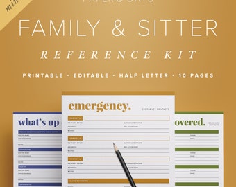 family planner binder mom planner pdf household binder etsy
