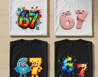 6 7 sweatshirt, 6 7 PNG Bundle | Funny Six Seven Meme PNG for Shirts | Trendy 6 7 Digital Prints for Valentine & Everyday Designs, 6 7