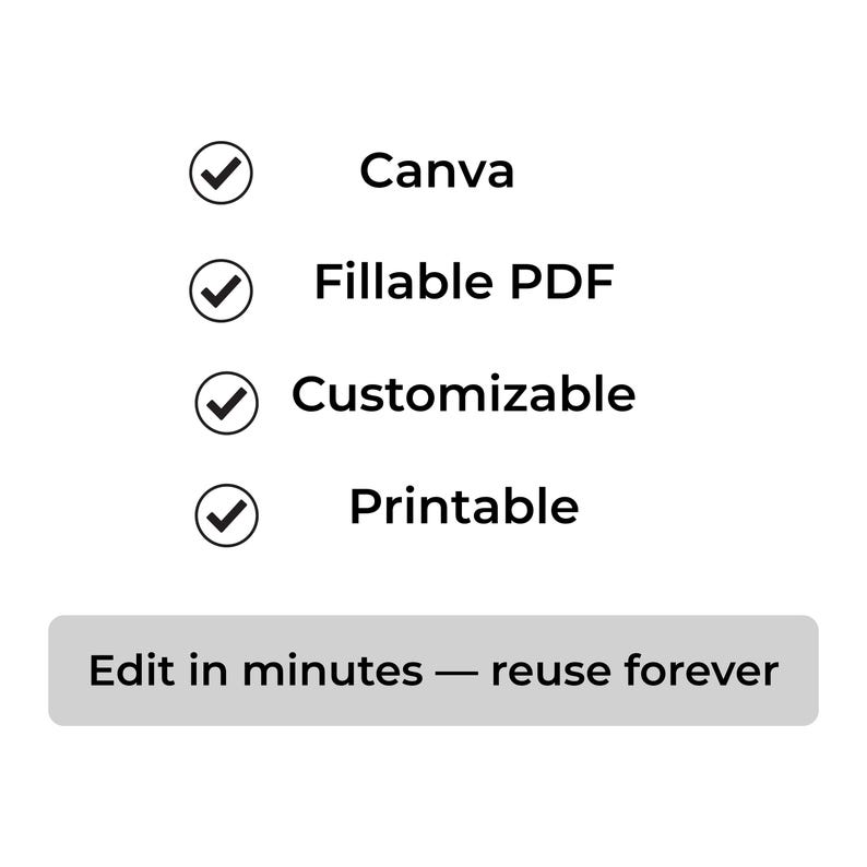 Rental Application Form | Landlord Tenant Screening (Fillable PDF, Canva) image 4