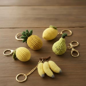 Simpatico portachiavi al limone Portachiavi con strass in