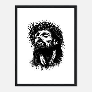 Jesus Crown of Thorns, Framed Poster