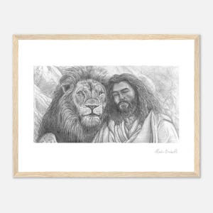 The Lion of Judah Framed Portrait