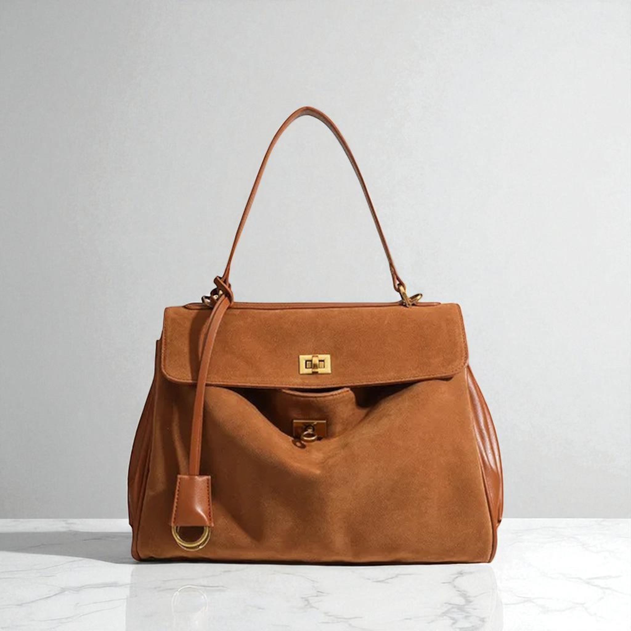 Sac à main daim noir France