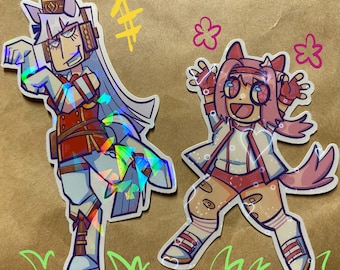 Op umamusume geïnspireerde stickers
