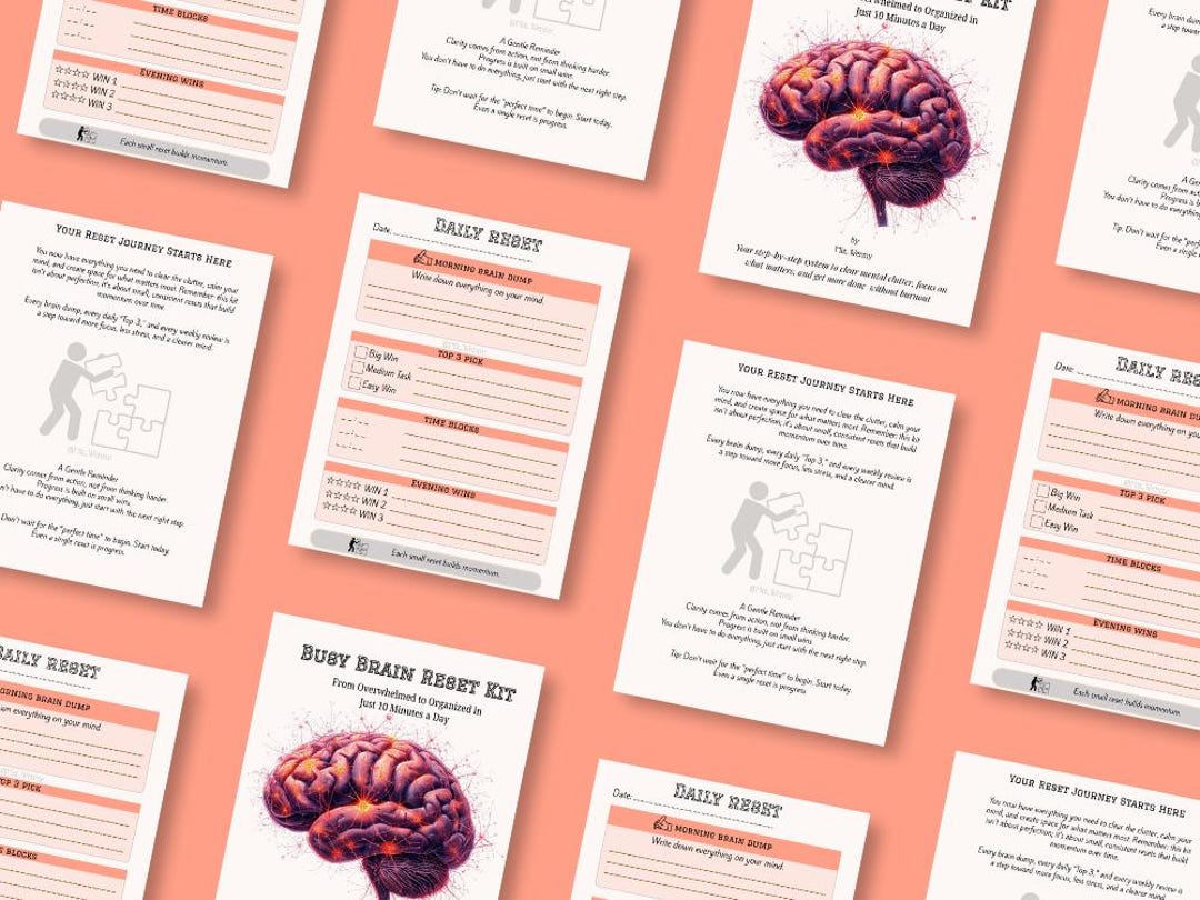 Busy Brain Reset Kit - Etsy