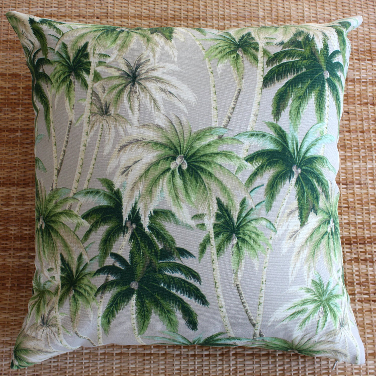 palm tree tropical outdoor cushion cover Etsy