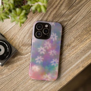 Floral Daisy Phone Case: 3D Wrap, Dual Layer Protection