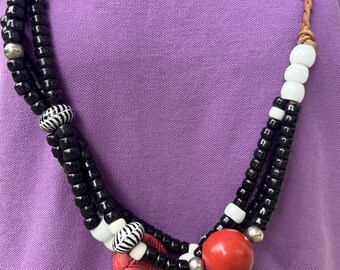 Vintage Hans Koch Multi-Strand Statement Necklace