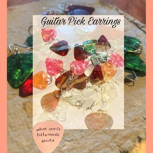 Guitar Pick Earrings