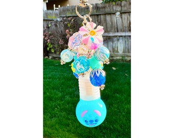 Disney Stitch Hawaiian Lightbulb Keychain Purse Bag Charm