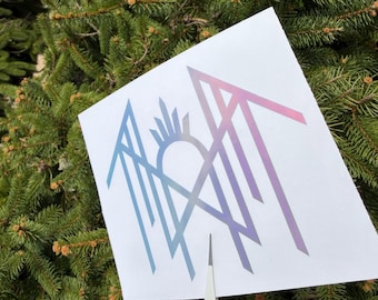 Dark Worship Symbol Vinyl Decal | Alt Metal Aesthetic Sticker | Sleep Token Inspired