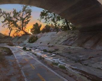 Arroyo Seco Underpass - Los Angeles Plein Air Fine Art Print