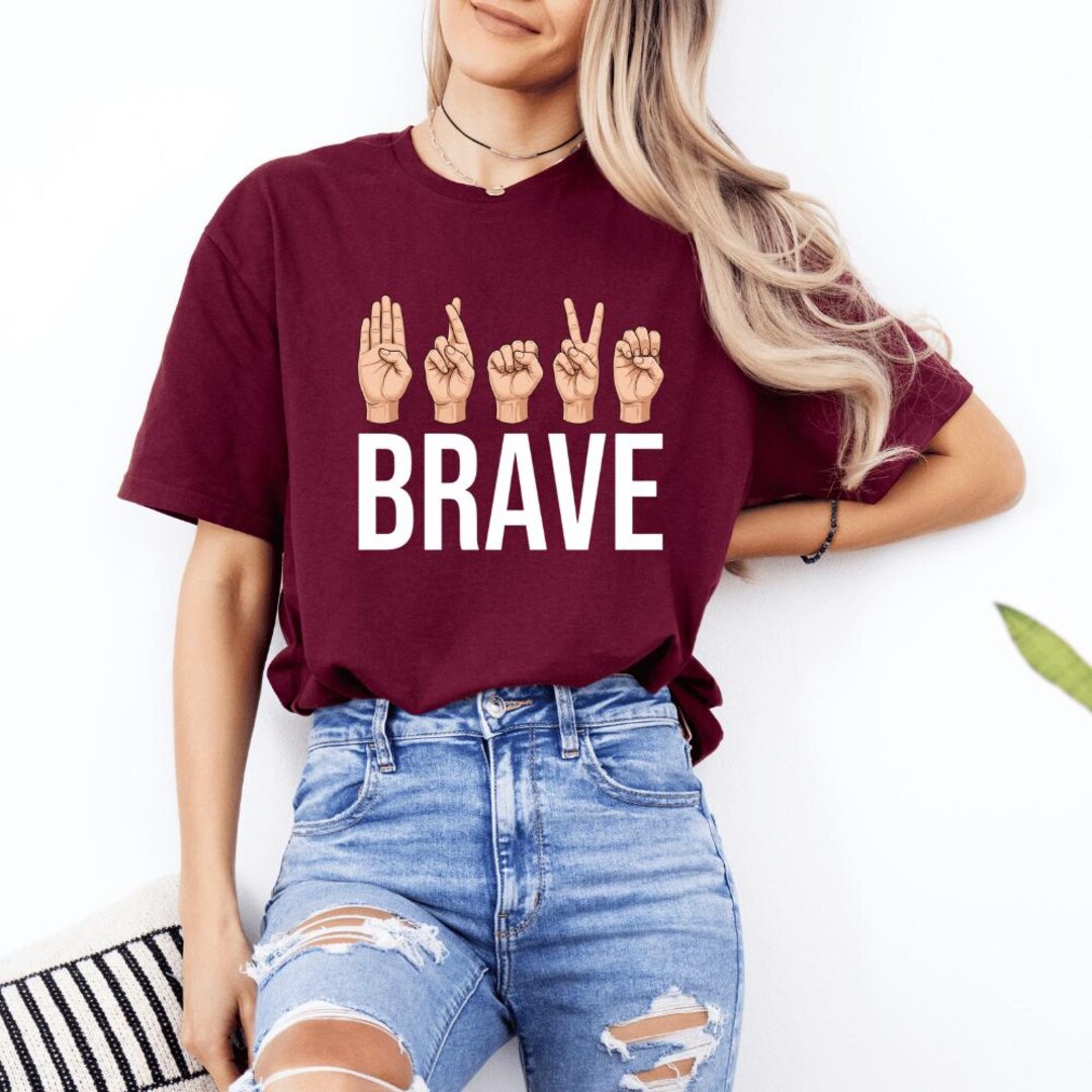 Mens Sign Language Brave Veteran Hands - Thank You Veterans Day ...
