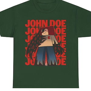 John doe inspired forsaken, rbx game, horror Tee gamers Design | Unisex Streetwear, Gift for Anime Lovers