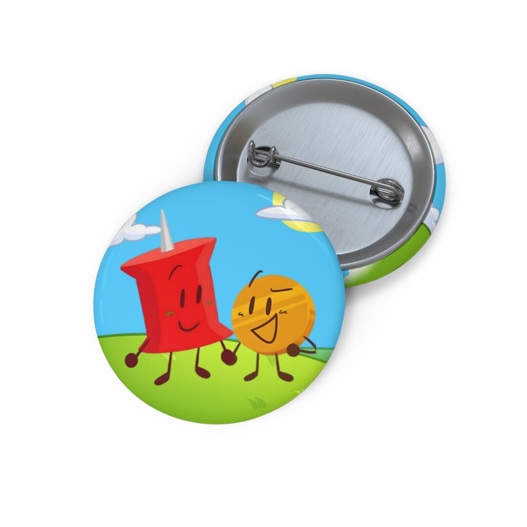 Pin and Coiny Bfdi Animation Geek, Pin Design Cartoon Kids, Pin Buttons ...
