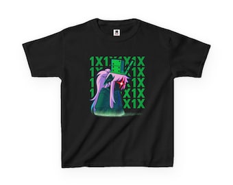 1x1x1x1 inspired forsaken, skin and name, t-shirt, blox game, Kids Tee, Youth T-shirt for Playful Kids,Gift for Birthdays.