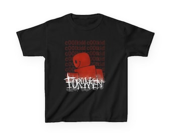 c00lkidd inspired skin forsaken, roblox game, Kids Tee - Join Today, Youth T-Shirt, Gift Birthday. Red Character T-shirt | Kid Tee
