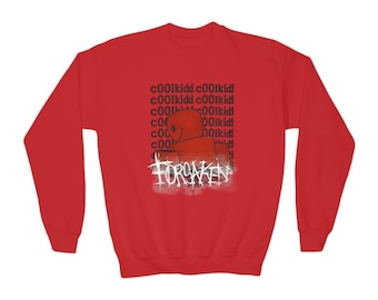 c00lkidd-inspirerad forsaken c00lkidd-hud, t-shirt, blox-spel, barntröja, karaktärs-tröja med rund hals, present till jul eller födelsedagar
