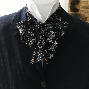 Foulard de cou cravate cravate ascot vêtements pour hommes image 4