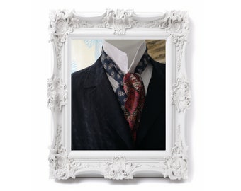 Sciarpa al collo / ascot / cravatta, per lui, stile Regency, steampunk, abbigliamento maschile
