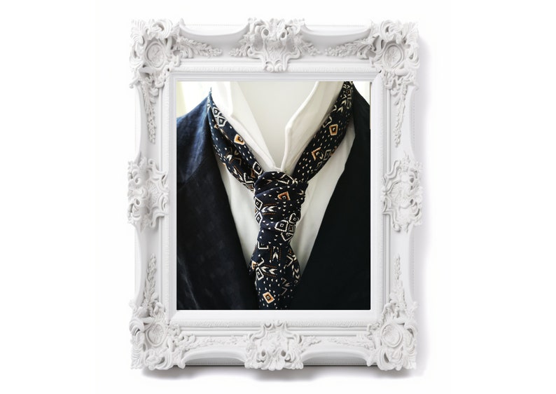 Foulard de cou cravate cravate ascot vêtements pour hommes image 1