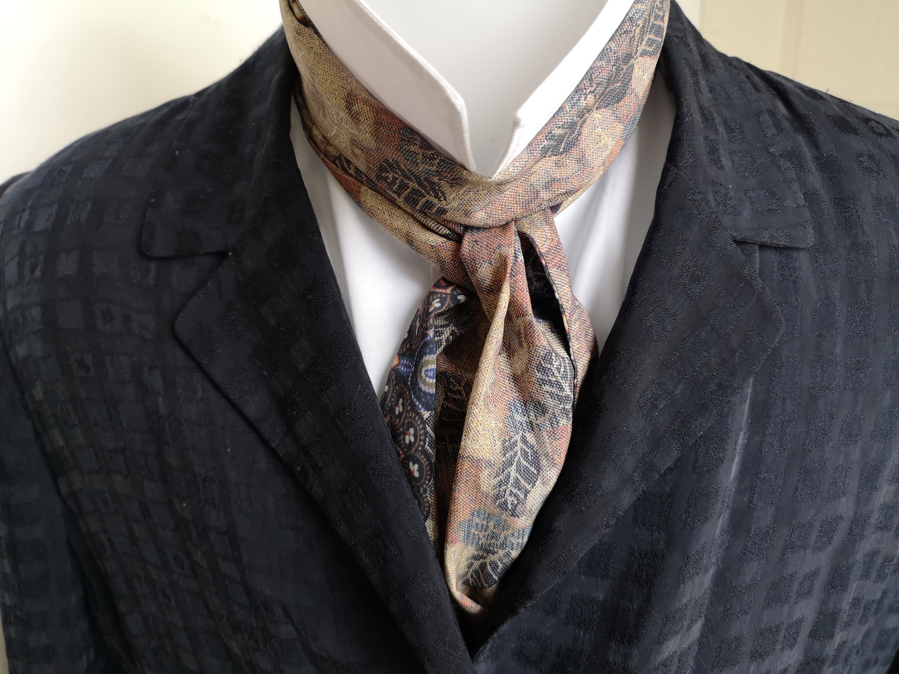 Long Regency Bow Tie - mens - self tie - for men - beautiful soft ...