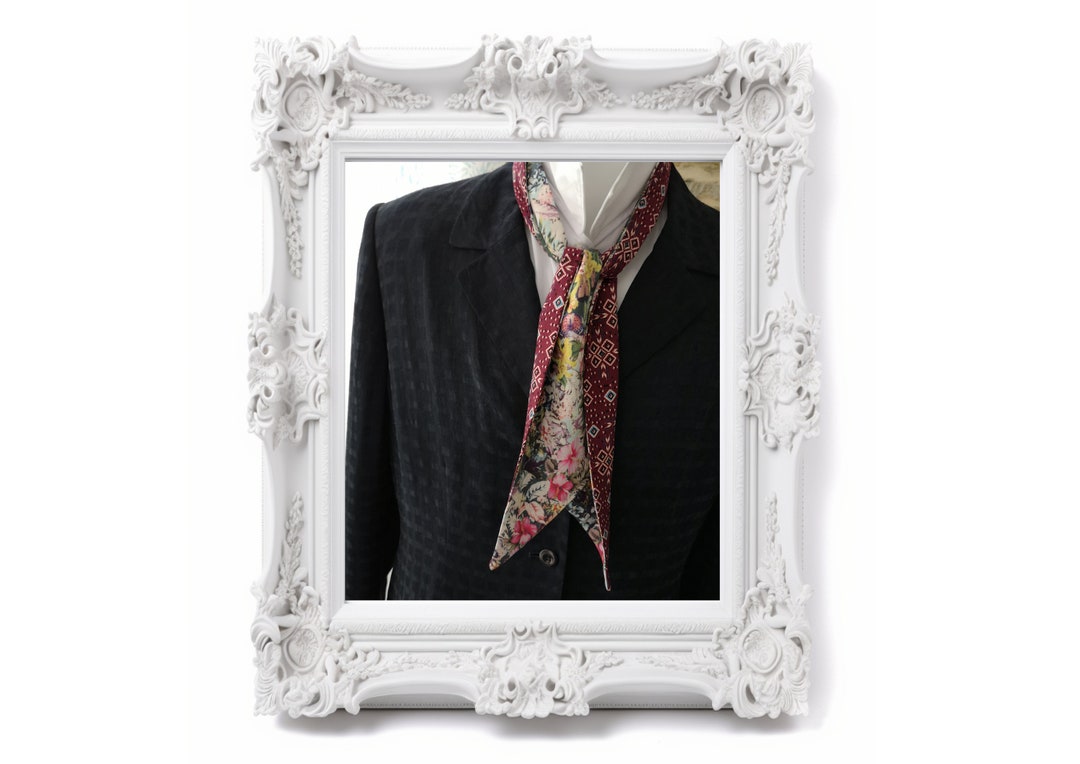 Neck Scarf Ascot Cravat for Him Regency Style Steampunk Menswear, Boho ...