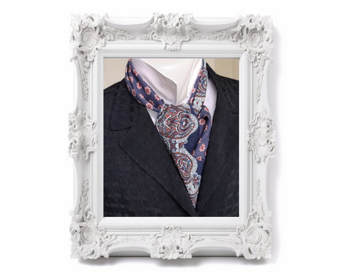 Neck scarf,  ascot,  cravat, Regency style neckwear, steampunk  menswear