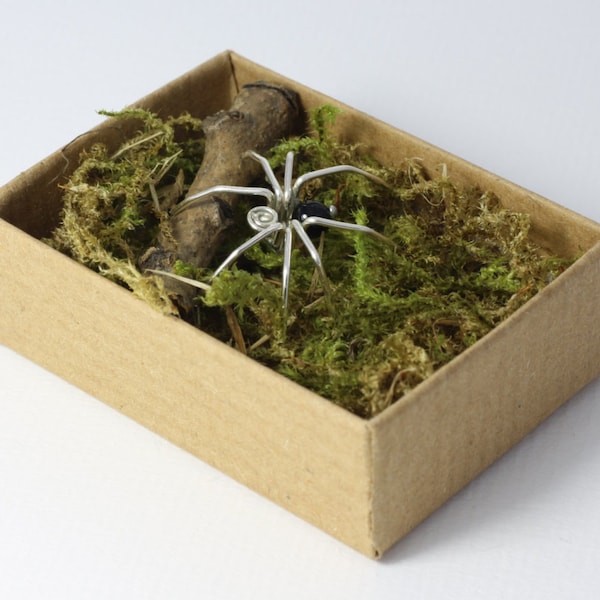 Tiny Spider in a box gift