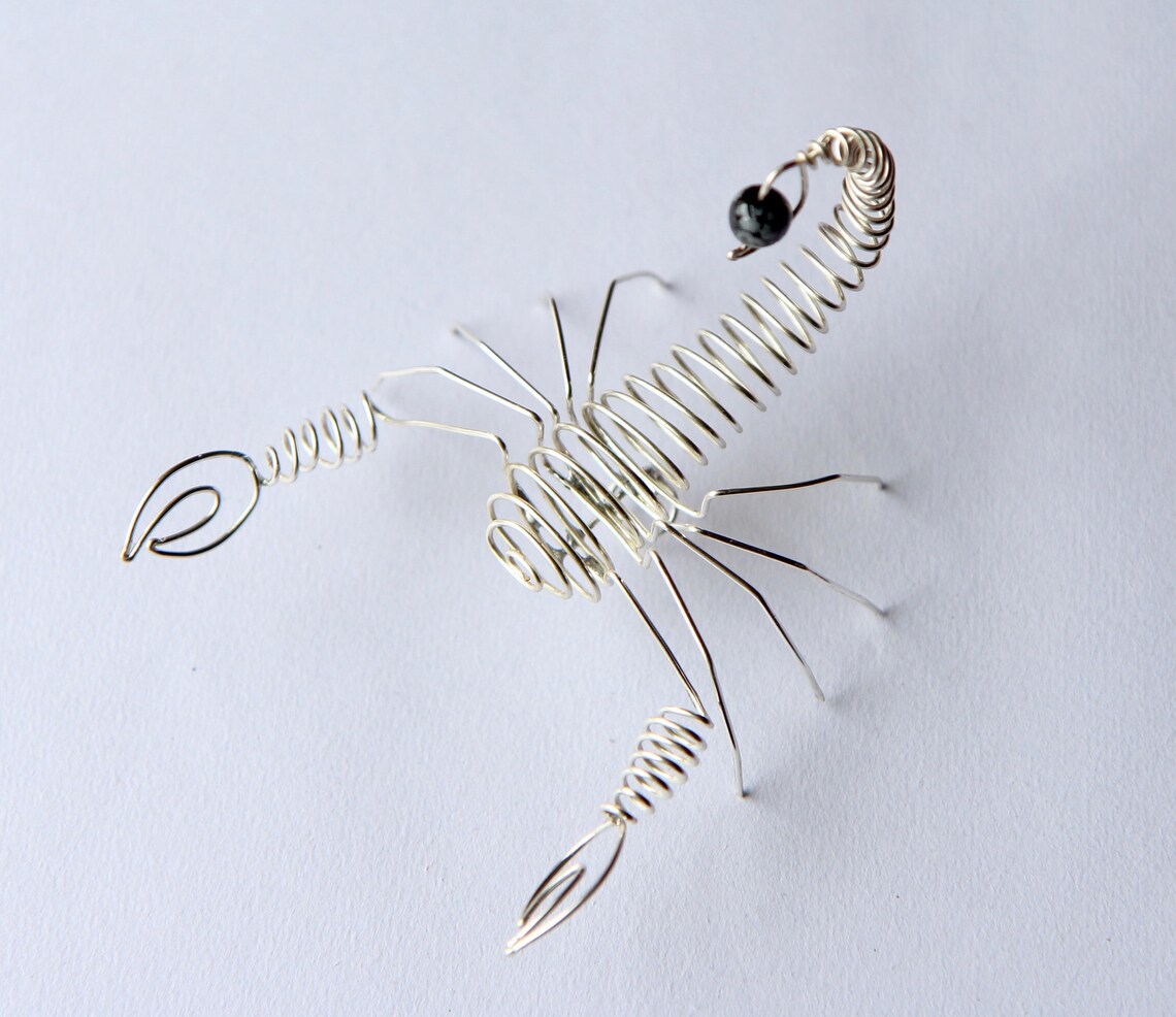 Large Wire Scorpion to Hang on Wall Sit on Mantlepiece or - Etsy