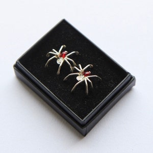 Personalised Gemstone Spider studs