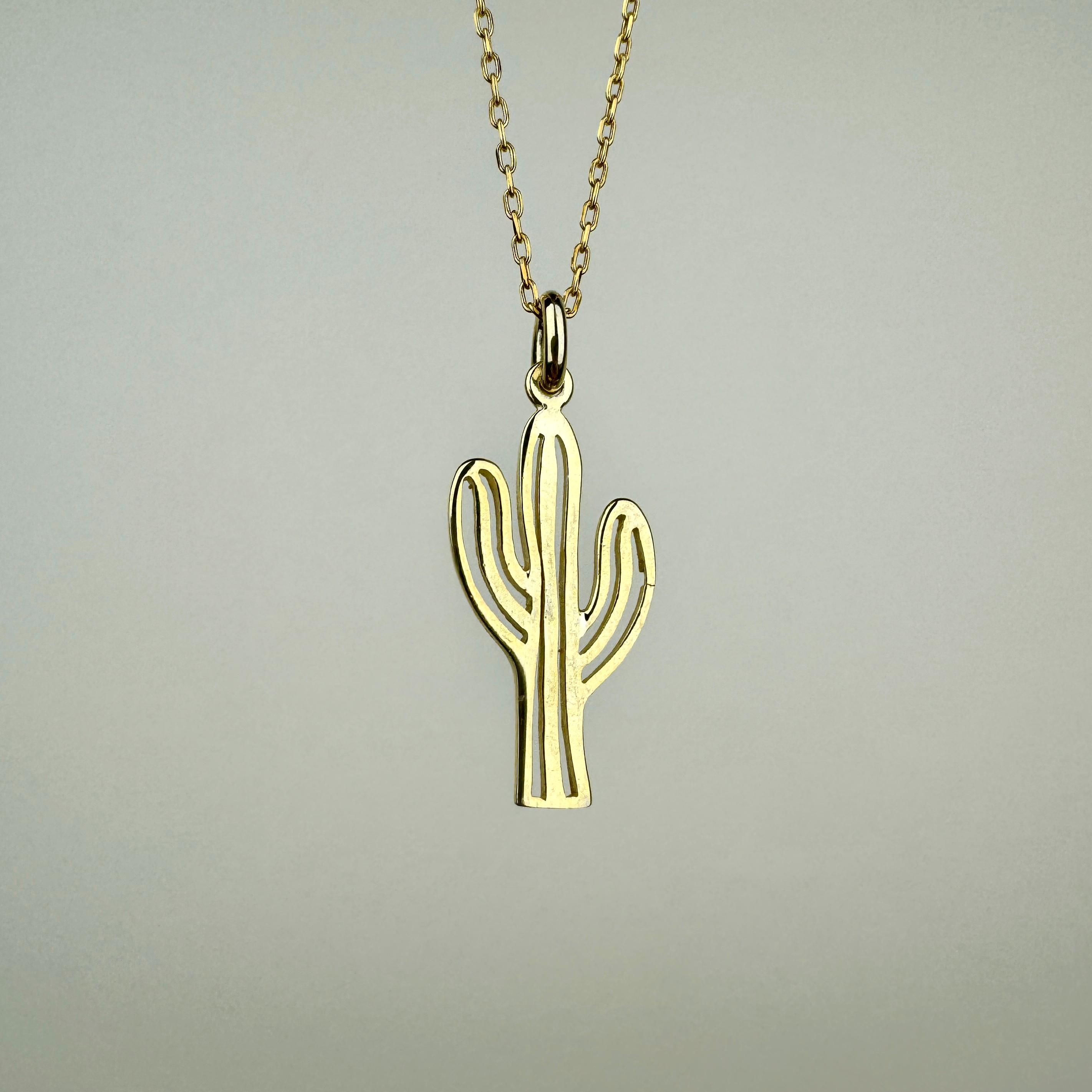 ドゥーズィエムクラス ネックレスチャーム CACTUS ドゥーズィエム