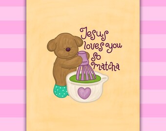 Hond | Jesus Loves You So Matcha