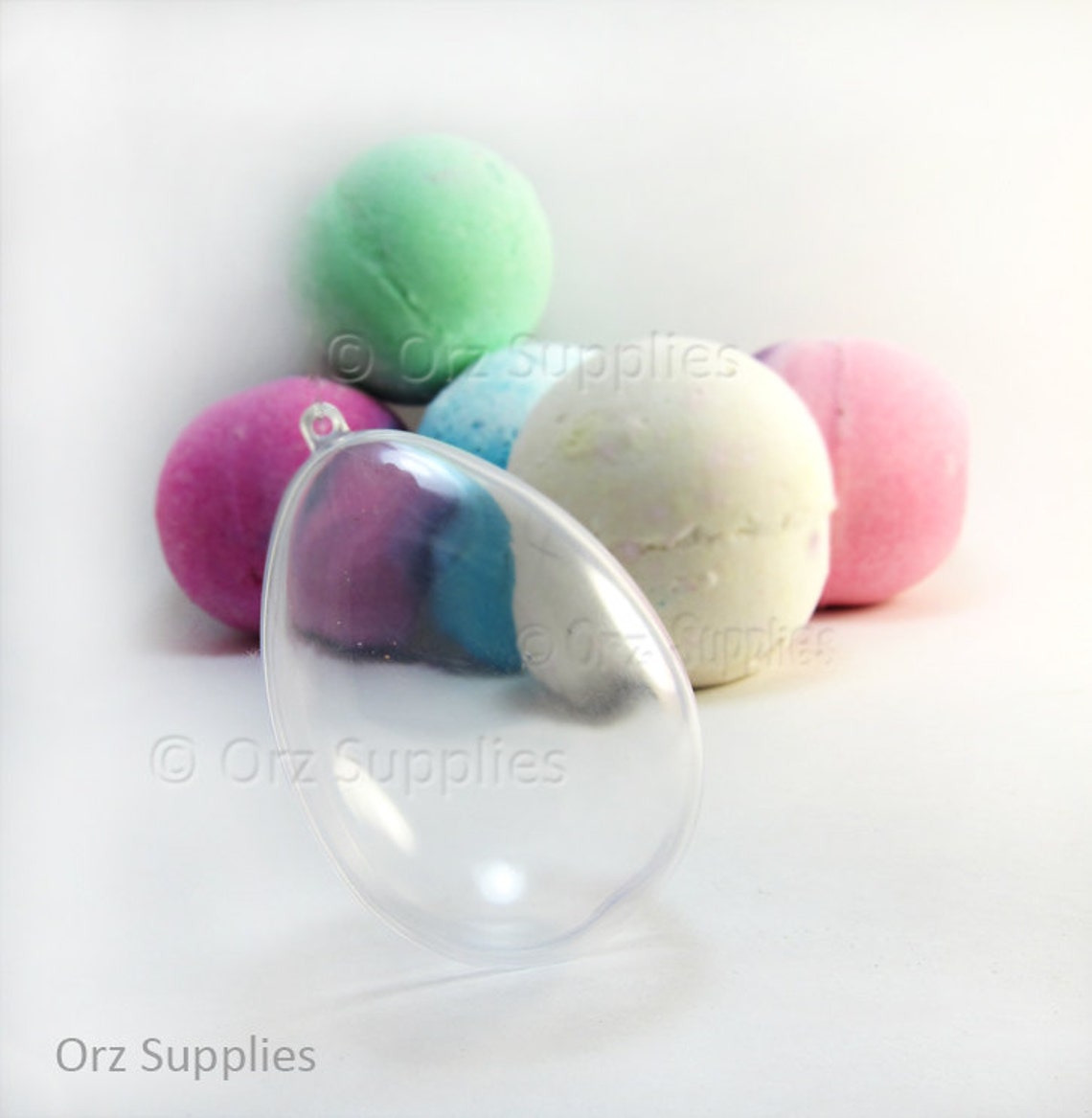 Egg Bath Bomb Mold Easter Egg Mold Egg Shape Fizzies Mold Etsy