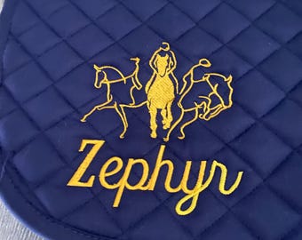 Eventing Custom Name Saddle Pad
