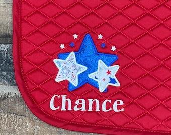 STARS - Saddle Pad 4th of July