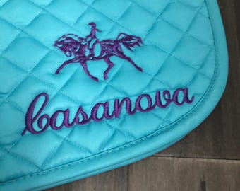 Riding Horse Name Personalized Saddle Pad