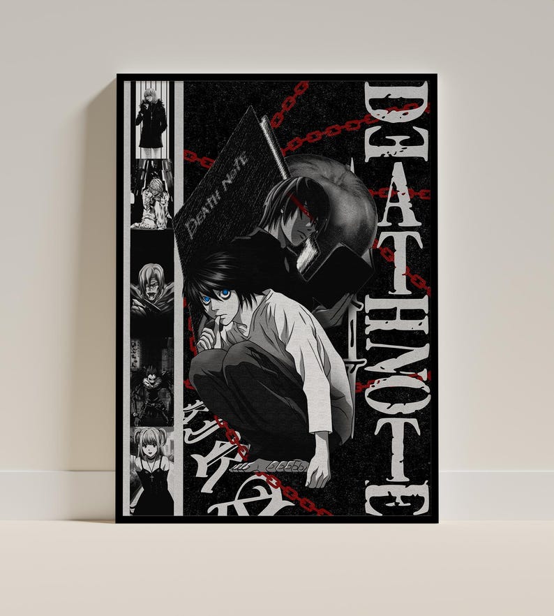 Anime Poster Death Note - Etsy