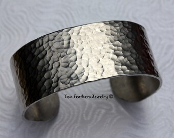 hammered metal bracelet