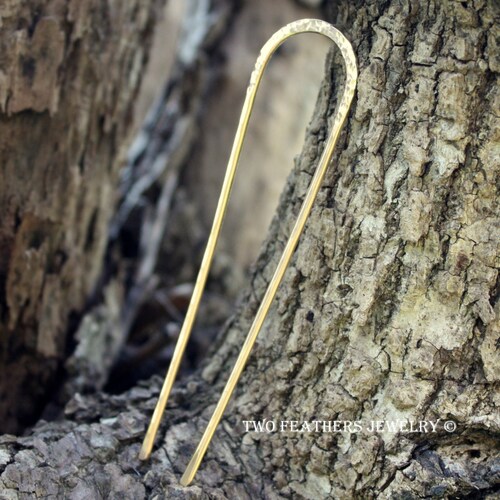 Bronze Hair Fork Bronze Long Hair Accessory Bronze Hair Etsy