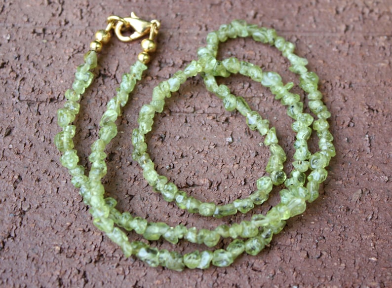 Peridot And Gold Necklace Peridot Bracelet August Birthstone Necklace Semiprecious Green Gemstone Peridot Choker