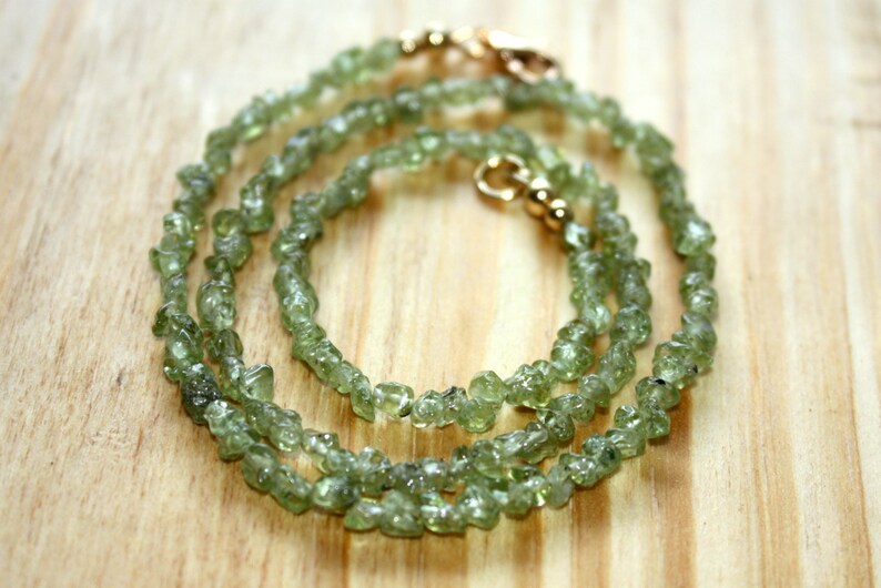 Peridot And Gold Necklace Peridot Bracelet August Birthstone Necklace Semiprecious Green Gemstone Peridot Choker