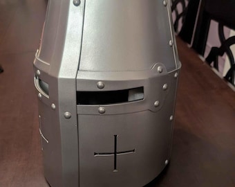 Wearable Medieval Great Helm - Cosplay Accessory