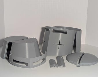 Great Helm - DIY kit (Raw print pieces)