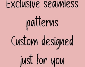 Custom Designed seamless pattern,