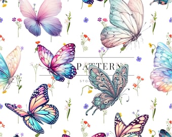 Butterfly seamless pattern